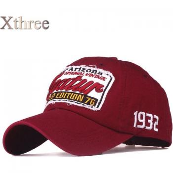 Xthree Letter Embroidery Cap