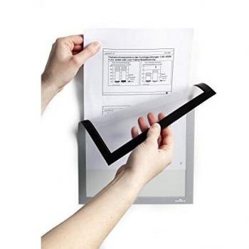 DURABLE Porte-document A4 magnétique argent métallisé