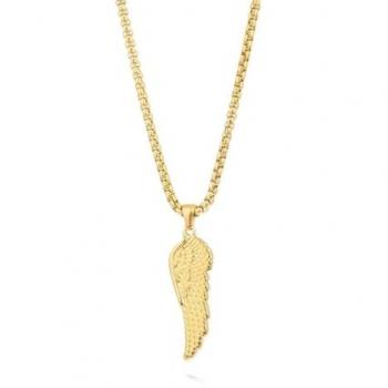Colgante de Hombre con Acero Dorado Radiant RH000117