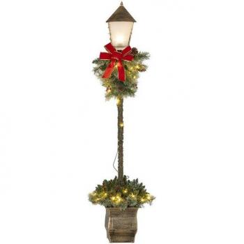 Luces Navideñas Outsunny con Conos de Pino y Bayas