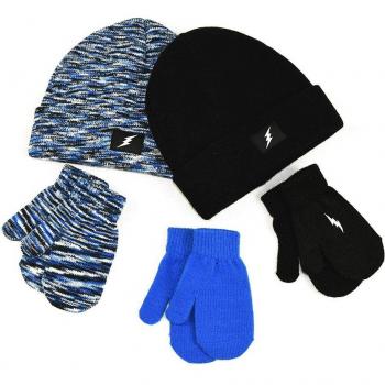 Kit chapeau et gants d’hiver pour petits 1-6 ans