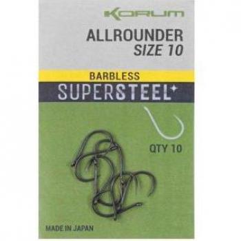 Korum All Rounder Hooks Size 12 Barbless