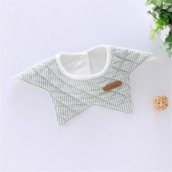 Bavoirs bébé filles col rond imperméable étoile fleur