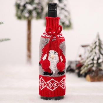 Christmas Wine Bottle Sweater Ornament