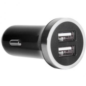 Cargador STK para vehículos (12/24 V, 5 V, 2400 mA)