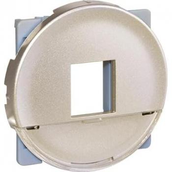 Support Plastron Noyaux RJ45 Keystone Titane