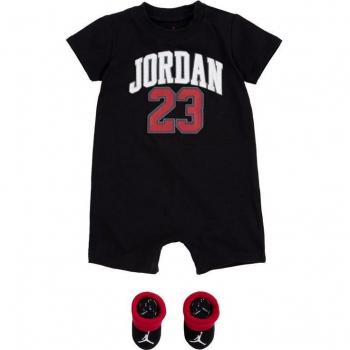 Nike Kinder Bündchenstrampler und Stulpen Set, schwarz, Größe: 0M-6M