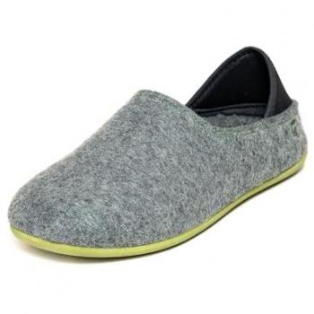Gottstein Indoor-Woll‑Pantoffel 36 – Grau