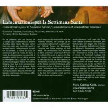 Maria Cristina Kiehr Lamentazioni Per La Settimana Santa