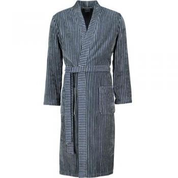 Cawö Herrenkimono Bademantel – Trendiger Streifen 4854