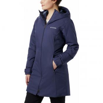 Chaqueta Impermeable Columbia Autumn Rise Mid, Mujer, Azul