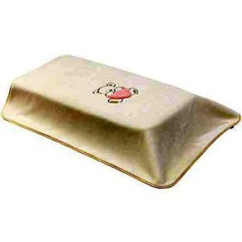 Coperta Ricamata in Pile 80x110 Rosa