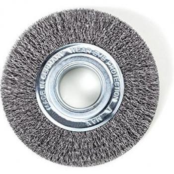 Brosse Circulaire Fil d'Acier 125 mm Large