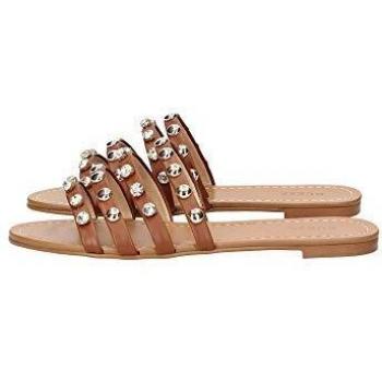 Basso Sandalo Guess FL6C2VLEA19 Pelle e Strass