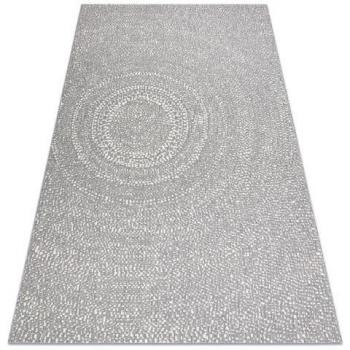 Contemporary Grey Flat Rug