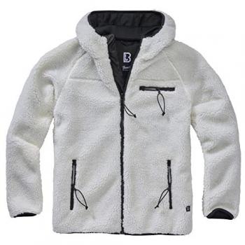 Veste blanche Brandit Teddyfleece (taille 6XL)