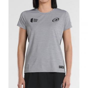 T-shirt Bullpadel Llama Grigia da Donna