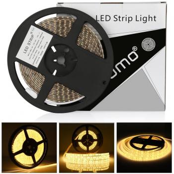 Striscia LED bianco caldo 3000K 5 metri 2835-600LEDs 8mm