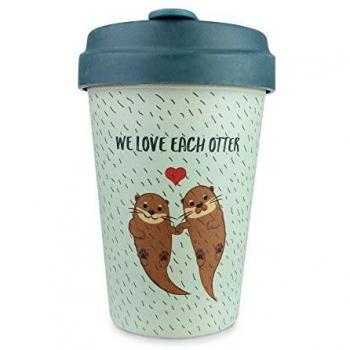 Blauer Coffee-to-Go-Becher We love each Otter 400ml
