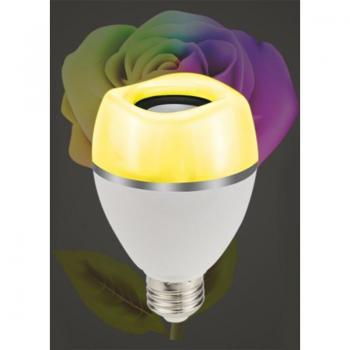 App-Controlled RGB Light Bulb with Speaker