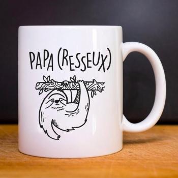 RESSEUX Papa Tasse Weiß