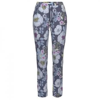 VIVANCE DREAMS Damen Schlafhose mit floralem Design Gr. 44/46