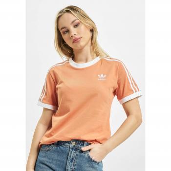Tee Adidas Adicolor Femmes Orange 3 Lignes