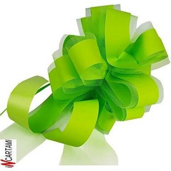 Roth Tüll-Schleife Ø 19 cm in grün – 10er Box