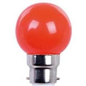 Ampoule LED décorative 1W B22 Rouge