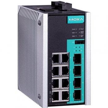 Moxa EDS-G512E-4GSFP-T switch industriale L2 Gigabit Ethernet