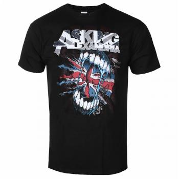 Maglietta Asking Alexandria Uomo: Flag Eater Nera S