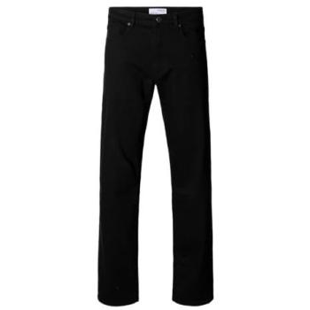 Jeans Selected 196 Ben Stay, nero denim, taglia 34, silhouette dritta