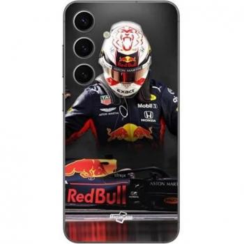 Coque estilo MotoGP para Samsung Galaxy S24 Plus – Inspirado en Max Verstappen