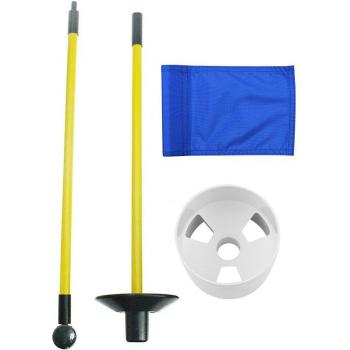 Putting Green Flagstick and Hole Cup Set