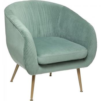 Fauteuil Solaro en Velours Vert Jade