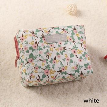 Trousse de Maquillage Voyageuse à Motif Floral