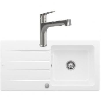Fregadero Villeroy & Boch Architectura 60 + Grifo Junis Sky Shower