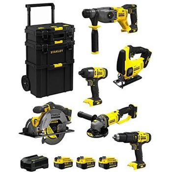 Conjunto FatMax SVK601 – 7 piezas, batería y soporte 3en1