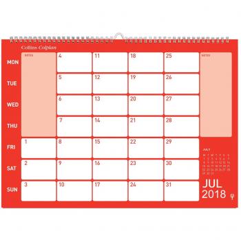 2018 Collins Monthly Note Calendar – A3