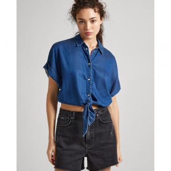 Camisa de Algodón Fit Loose para Mujer Pepe Jeans
