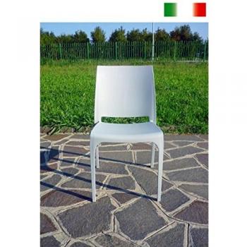 Sedia per giardino bar ristorante esterno impilabile Volga Bica Colore: Grigio