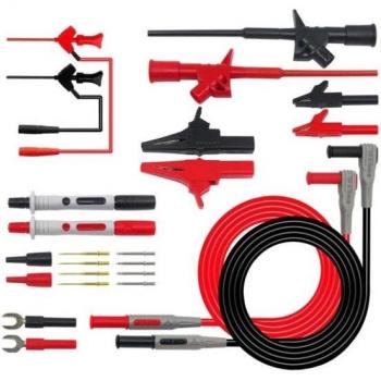 Cleqee P1300 kit de test avec fils de test 4mm