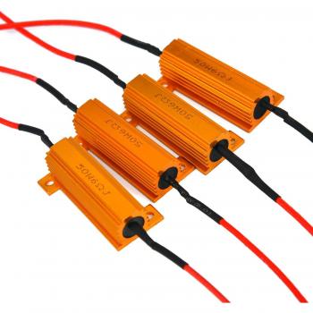 10X LED Tour 50W 6 Ω – Contrôleur de Clignotement et Brouillard