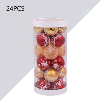 Boule de Noël blanche 6 cm