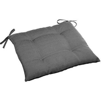 Cuscino quadrato per sedia 4 punti grigio 40x40 cm