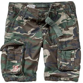 Pantaloni Corti Surplus Airborne Verde S