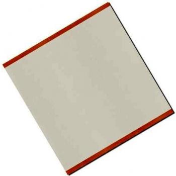 Adhésifs carrés Tapecase 4466 W 22,9 cm blanc (lot de 10)