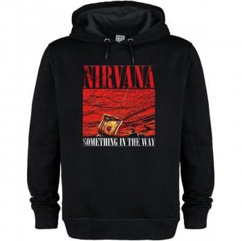 Adult Unisex Black “In the Way” Nirvana Hoodie (Amplified)