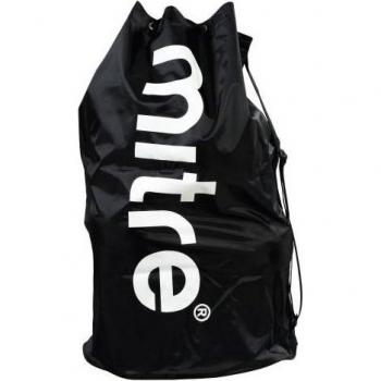 Mitre voetbaltas voor 12 ballen One Size zwart/wit