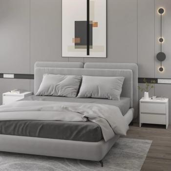 Comodini 2 pz 45x34,5x44,5 cm in Truciolato Bianco